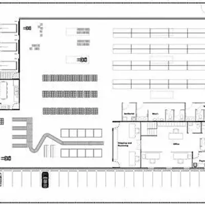 plan sur mesure de système de racking